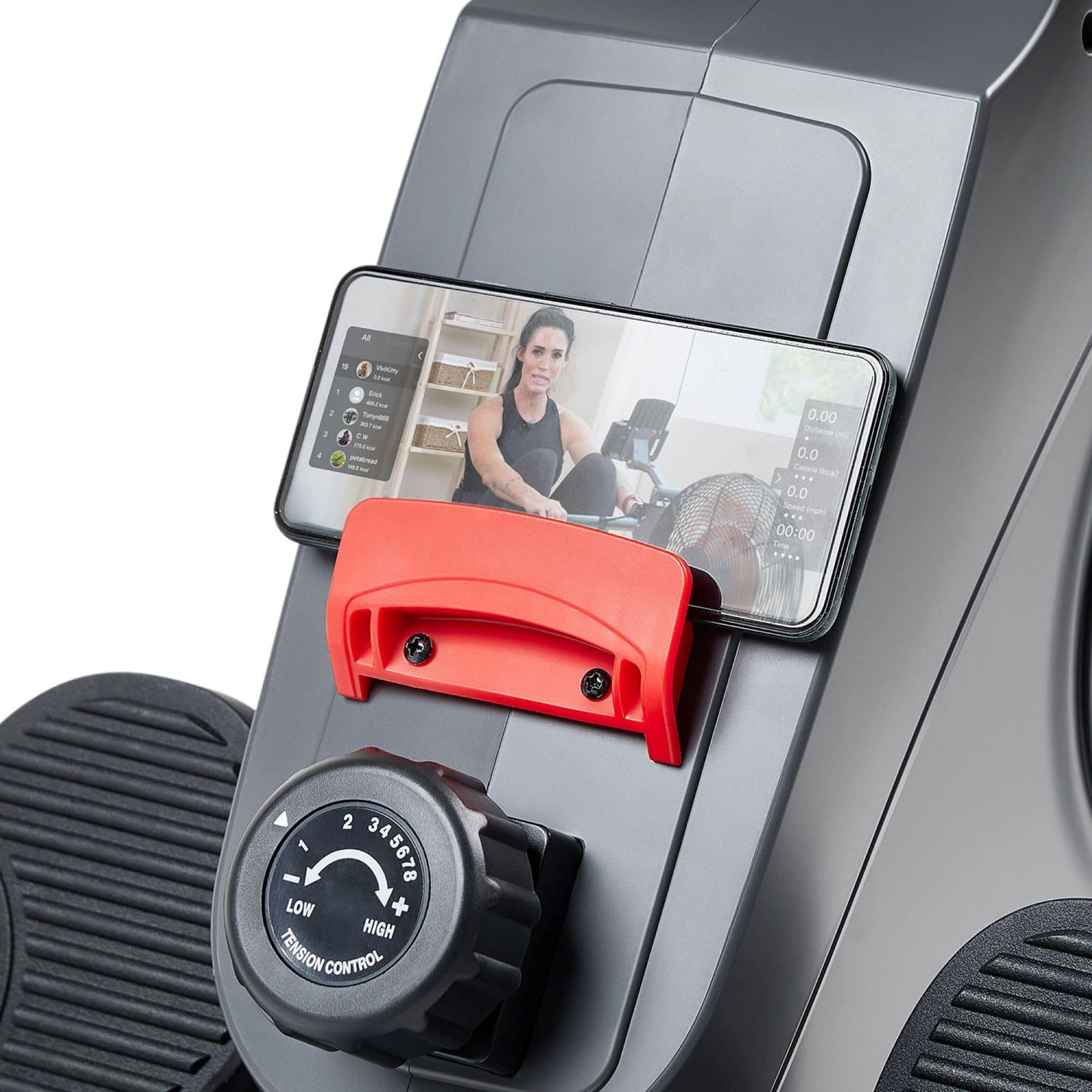 Sunny Health & Fitness Magnetic Rowing Machine, Extended Slide Rail, Bluetooth, SunnyFit App Compatible